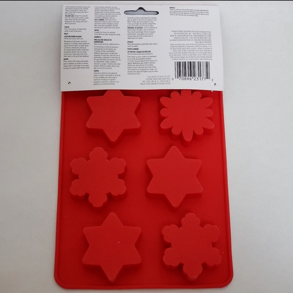 Wilton Candy Melts Stack-n-Melt Snowflake Silicone Mold - Picture 13 of 15